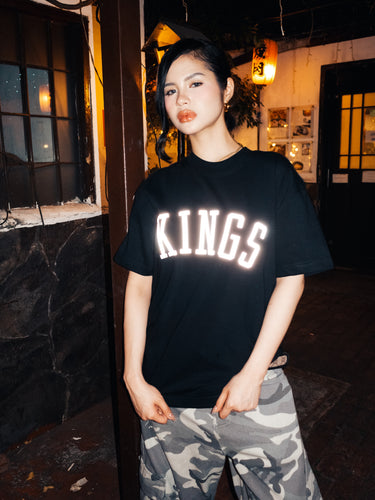 UNI REFLECTIVE LOGO TEE