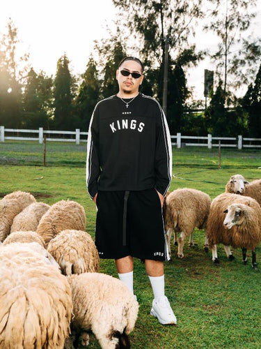 4★ ORI STRIPED JORTS