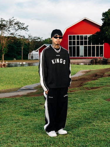 4★ ORI STRIPED L/S MESH JERSEY