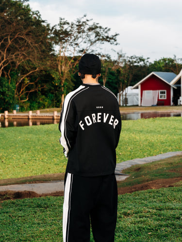 4★ ORI STRIPED L/S MESH JERSEY