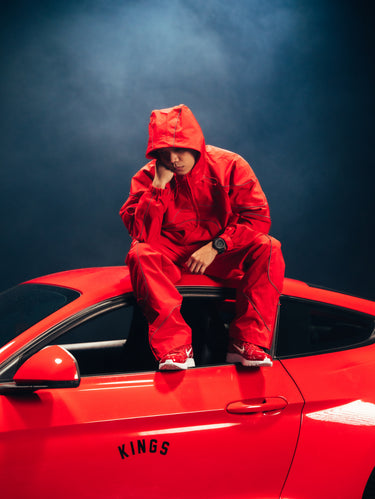 TRACK JACKET CRIMSON