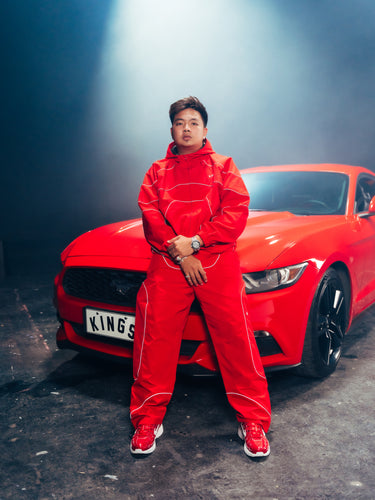 TRACK JACKET CRIMSON