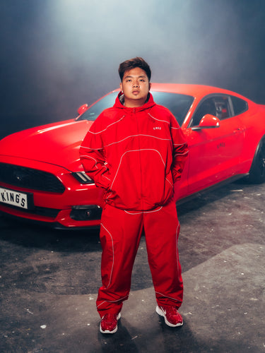 TRACK JACKET CRIMSON