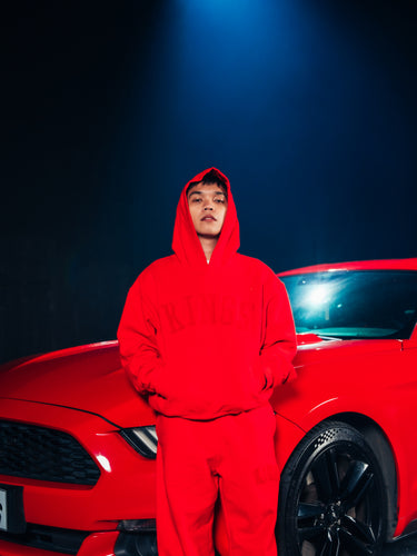 STANDARD ISSUE HOODIE CRIMSON