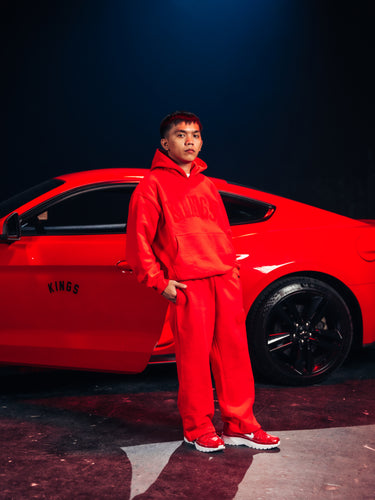 STANDARD ISSUE HOODIE CRIMSON