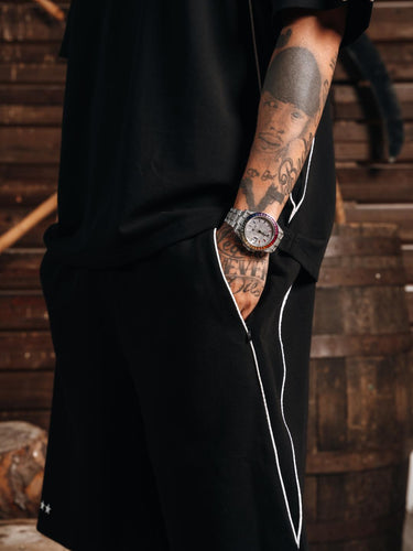 PIPED PERFORMANCE JORTS