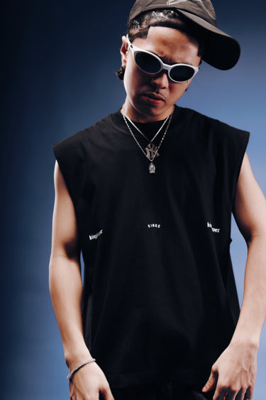 KINGS™ RUN FOREVER CROPPED MUSCLE TEE