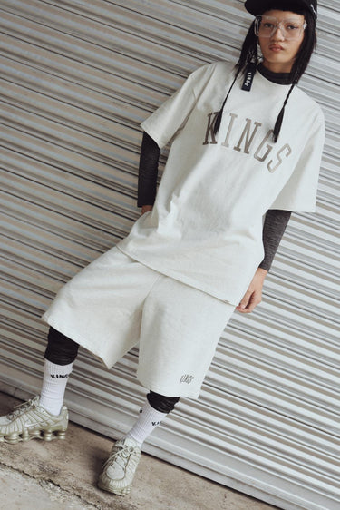 UNI METALLIC EDITION TEE OATMEAL