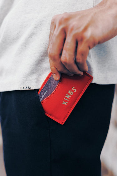 KINGS® IRYN CARD HOLDER ROUGE