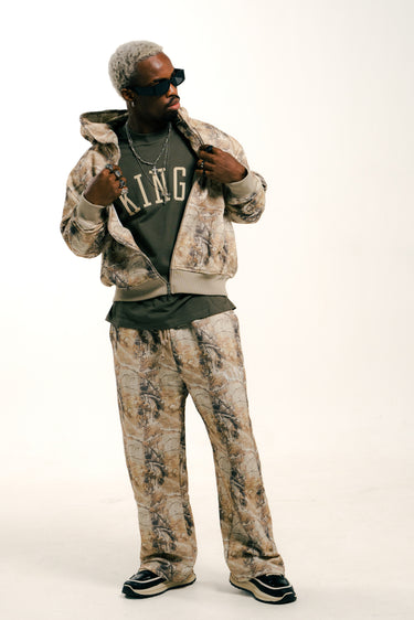 KINGS® FADED REAL TREE CROPPED HOODIE