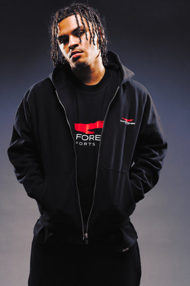 KINGSFOREVER® SPORTS MARK FULL ZIP HOODIE