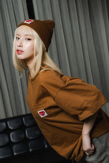 KINGS® THE CREST POCKET TEE HARRINGTON BROWN