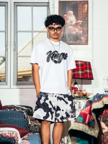 KINGS® GHOST CAMO MESH SHORTS