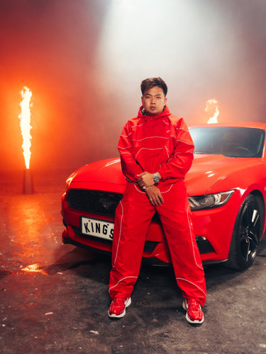 TRACK PANT CRIMSON