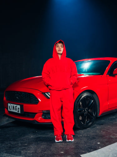 STANDARD ISSUE HOODIE CRIMSON