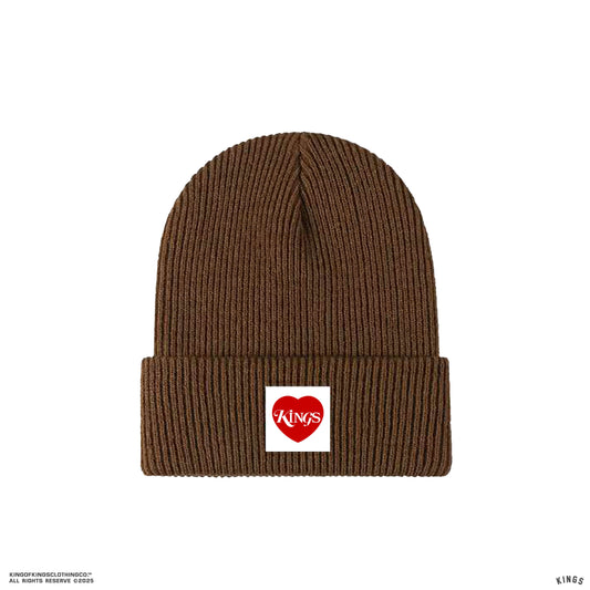 KINGS® THE CREST BEANIE HARRINGTON BROWN