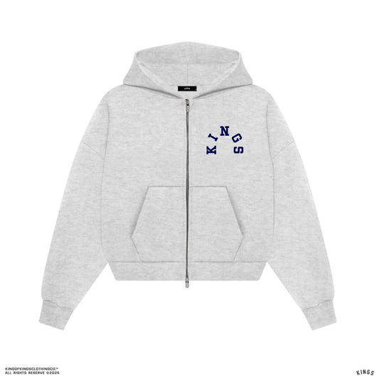 KINGS® VAULT CROPPED HOODIE HEATHERMILK