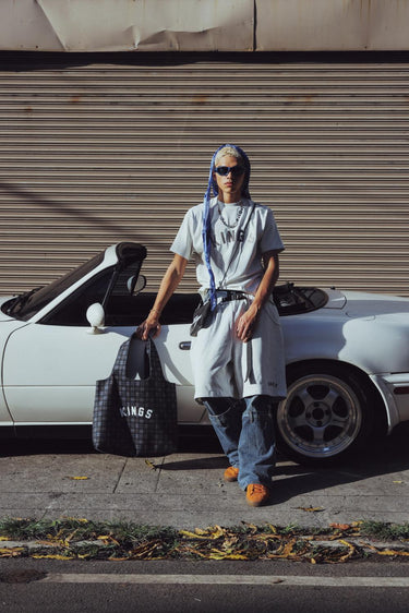 KINGS® AURYN TOTE PLAID