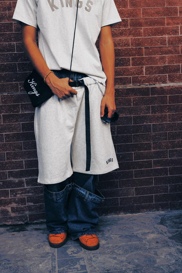 ORI METALLIC EDITION JORTS OATMEAL