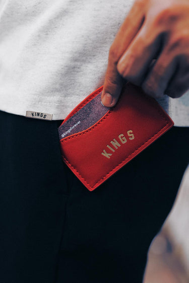 KINGS® IRYN CARD HOLDER ROUGE