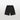 UNI METALLIC EDITION JORTS BLACK
