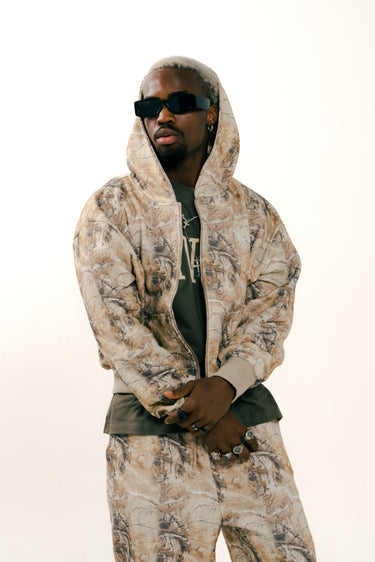 KINGS® FADED REAL TREE CROPPED HOODIE